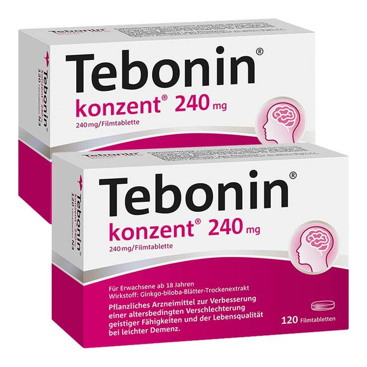 Tebonin konzent 240 mg Filmtabletten, 2x120 St