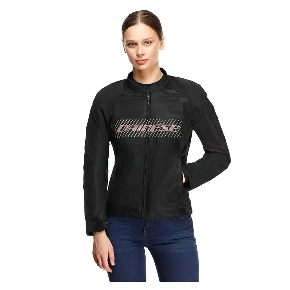 Dainese - Blouson femme Herosphere Air Tex Woman Noir / Blanc / Rose