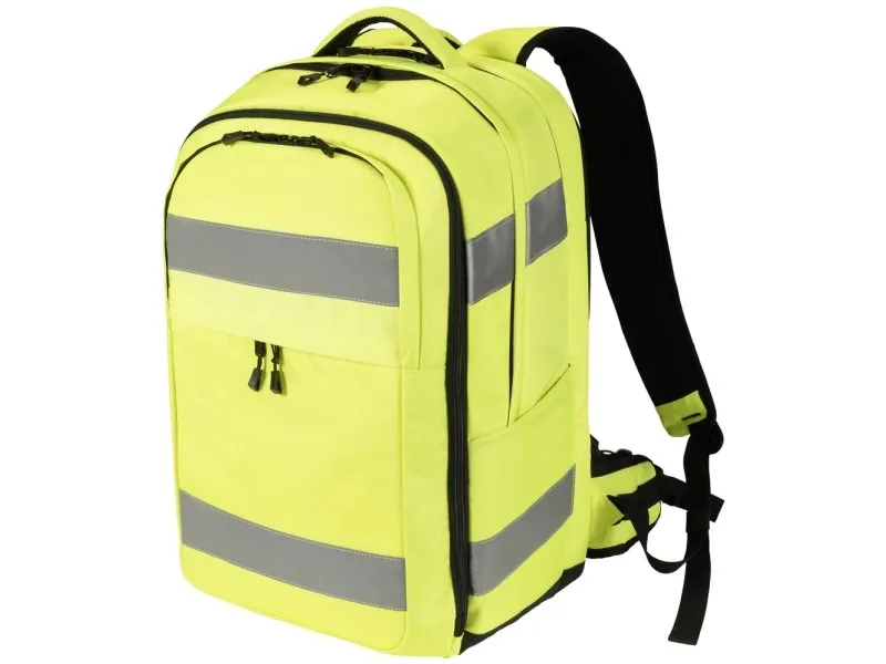DICOTA Hi-Vis - Rygsæk - 32-38 liter - termoplastisk polyuretan (TPU), 600D RPET - gul