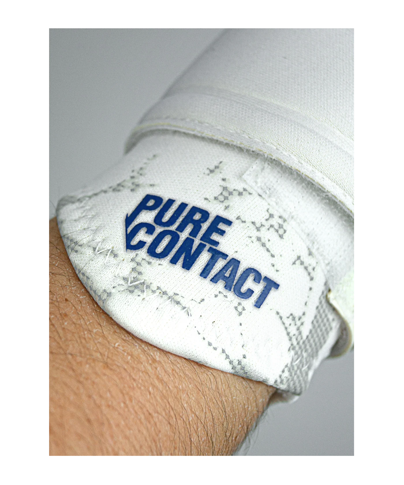 Reusch Pure Contact Silver TW-Handschuhe Kids Weiss Blau F1089