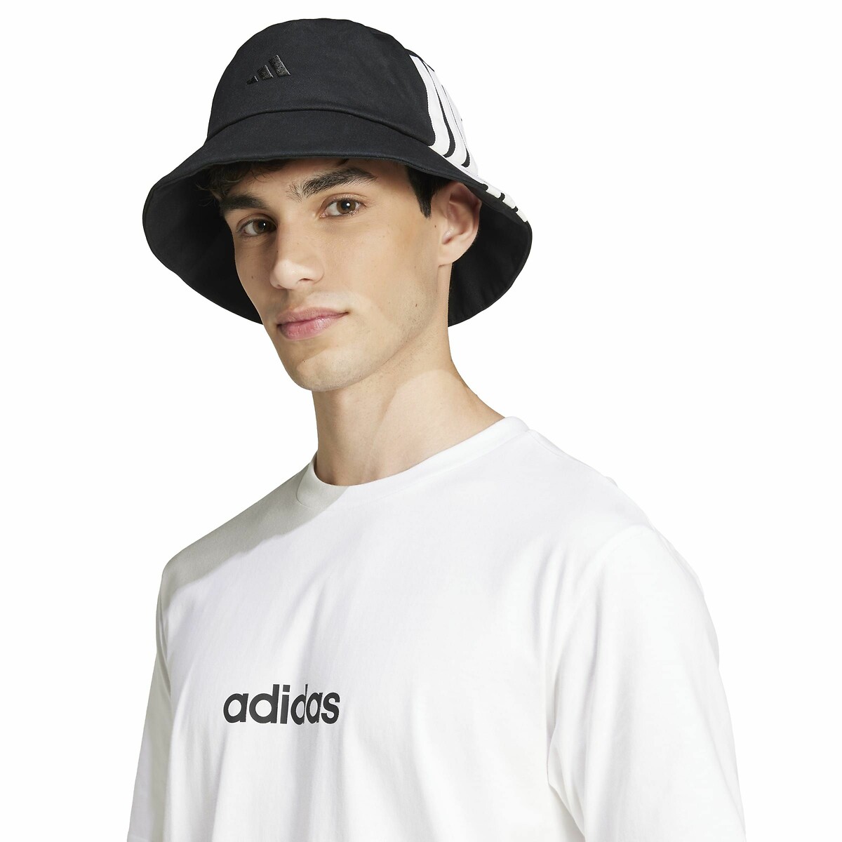ADIDAS ROUPAS ESPORTIVAS<br>Camiseta de manga curta com logo Essential Linear