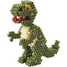 hama Perles à repasser midi 3D 'Dinosaures', coffret cadeau