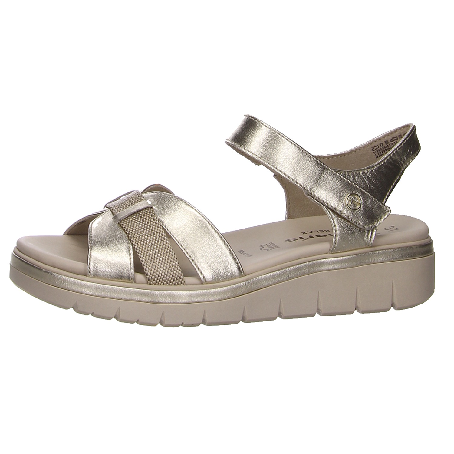 Tamaris Sandaletten gold gold/silber/bronce