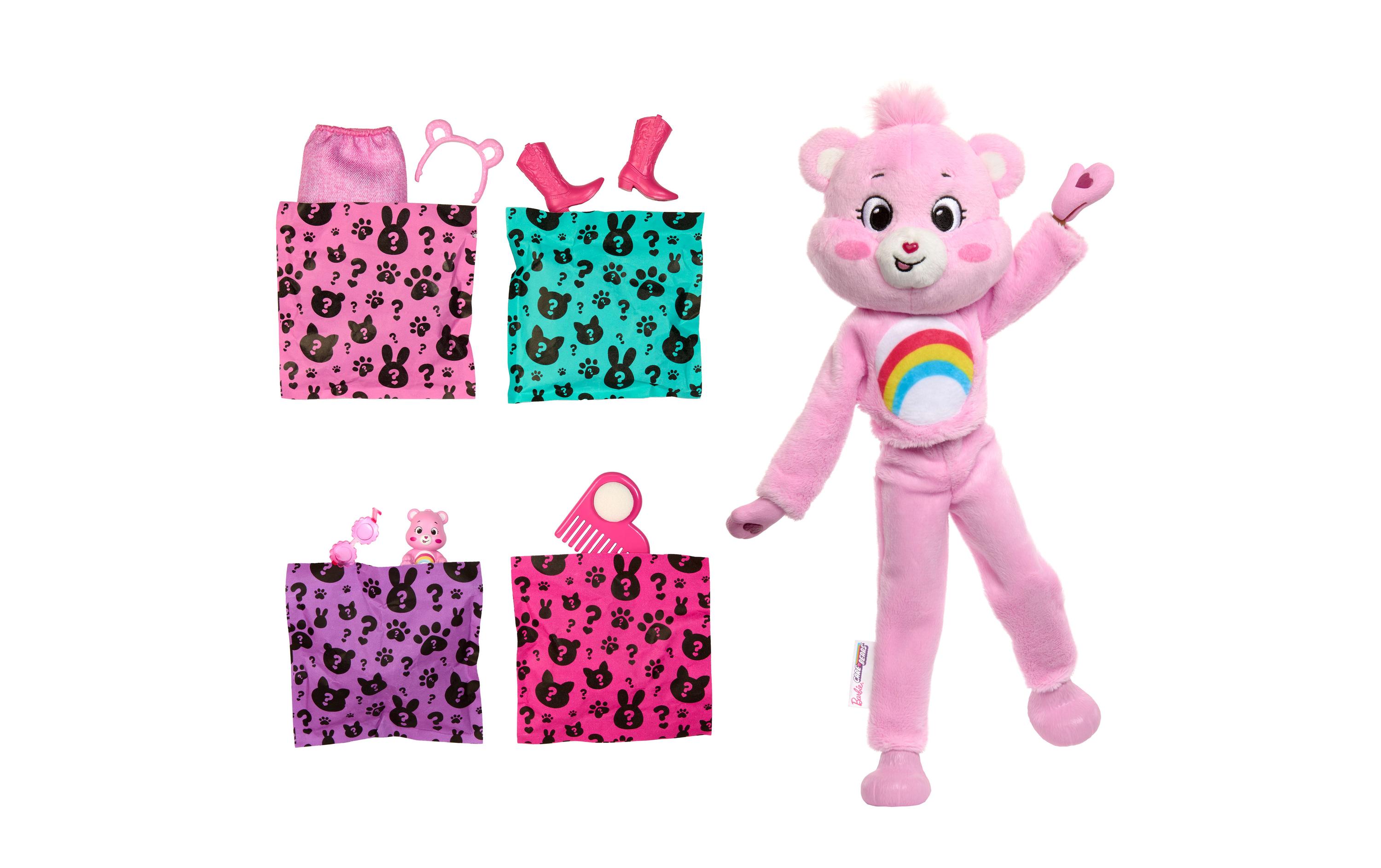 Puppe Cutie Reveal Care Bears 2 - HurrabärchiBarbie-Puppe aus der Cutie Reveal-Reihe
