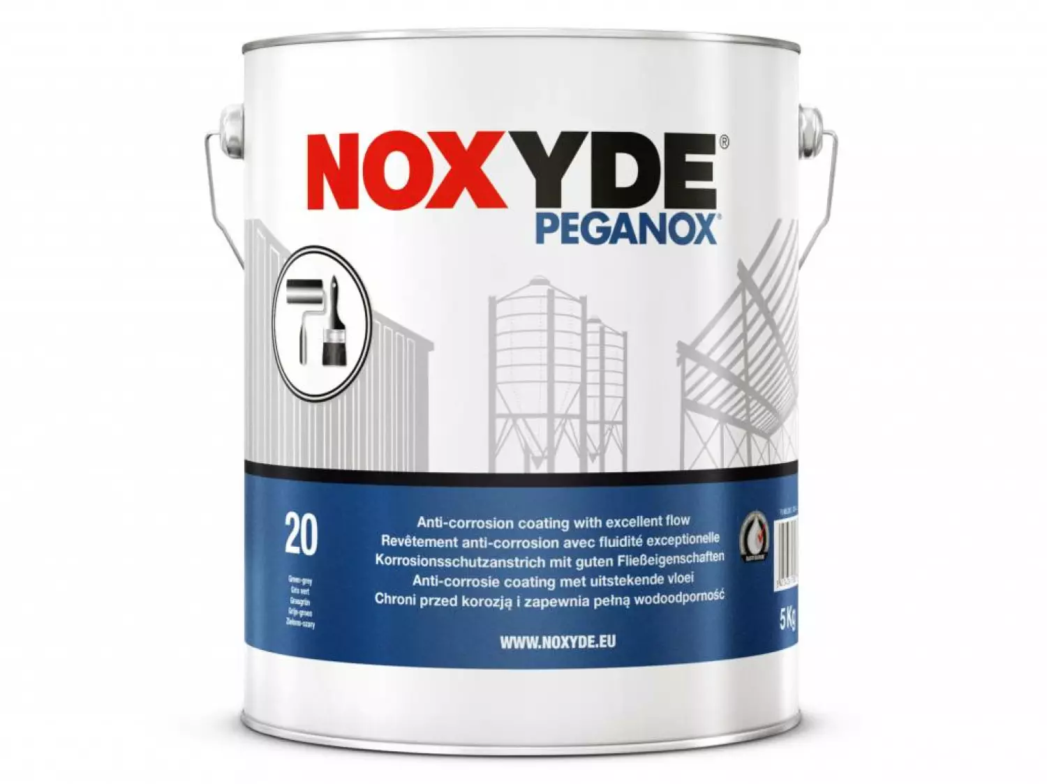 Rust-Oleum Peganox - engelsrood - 5kg