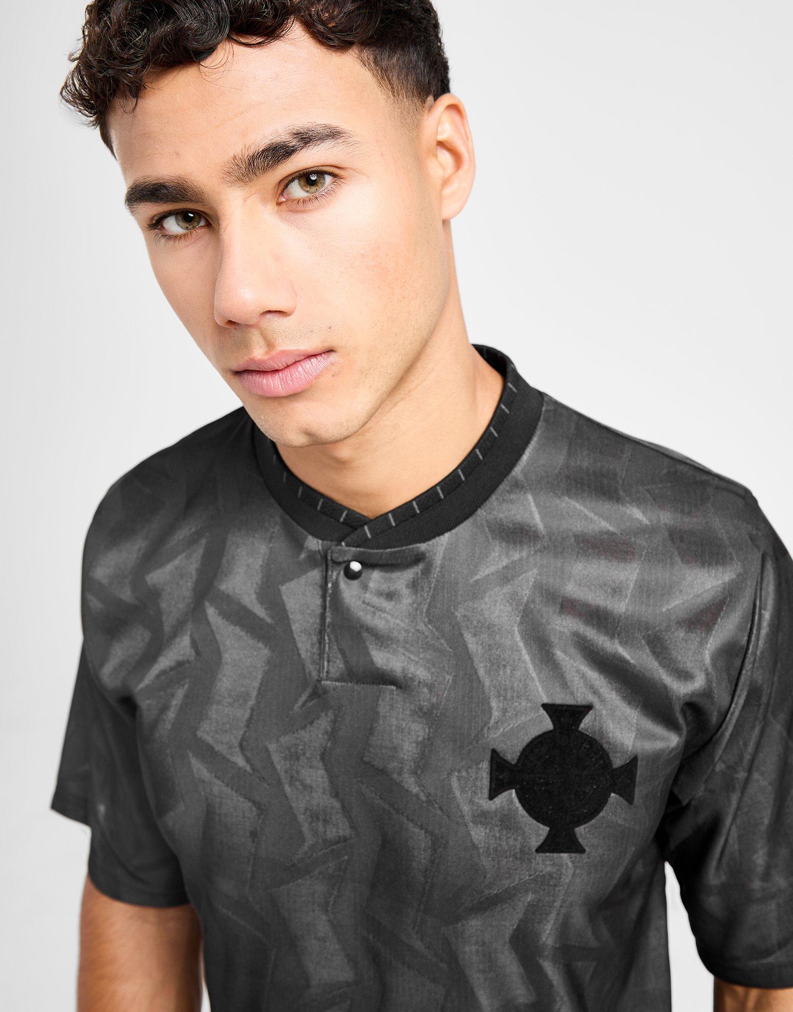 Score Draw Maillot Irlande du Nord '90 Retro Blackout Homme