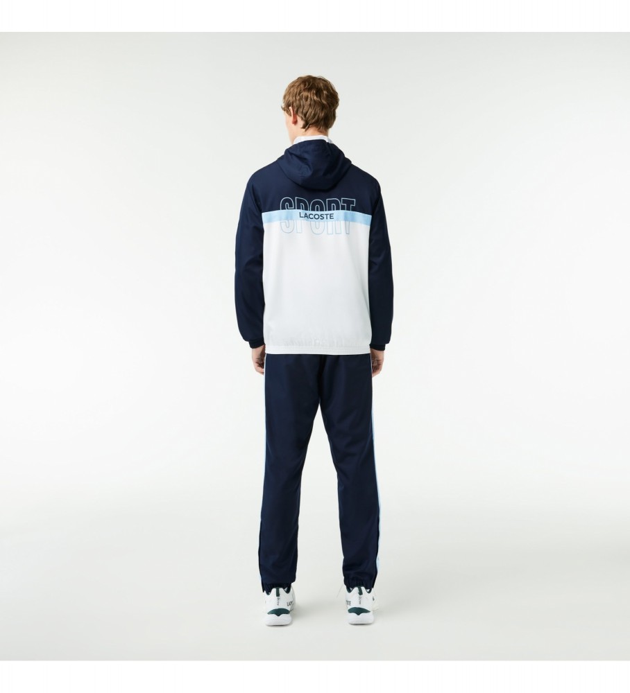Conjunto de treino Lacoste Tennis corte regular azul
