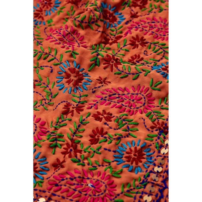 Veritas-Korte kimono hand geborduurd