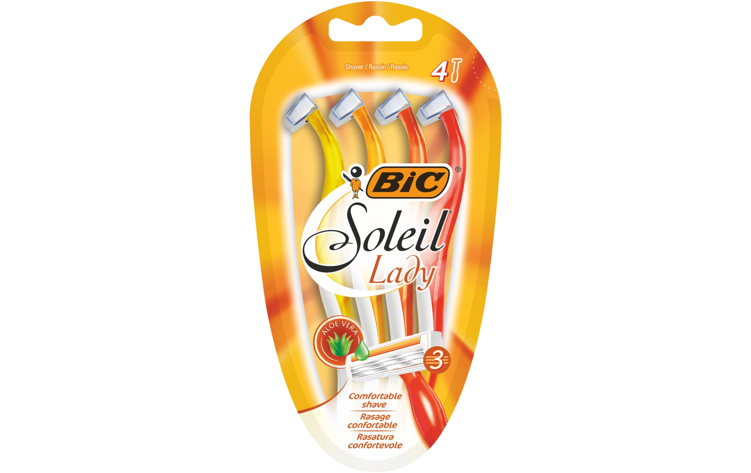 Damenrasierer Soleil Lady 4 StückKlingenrasierer für Damen
