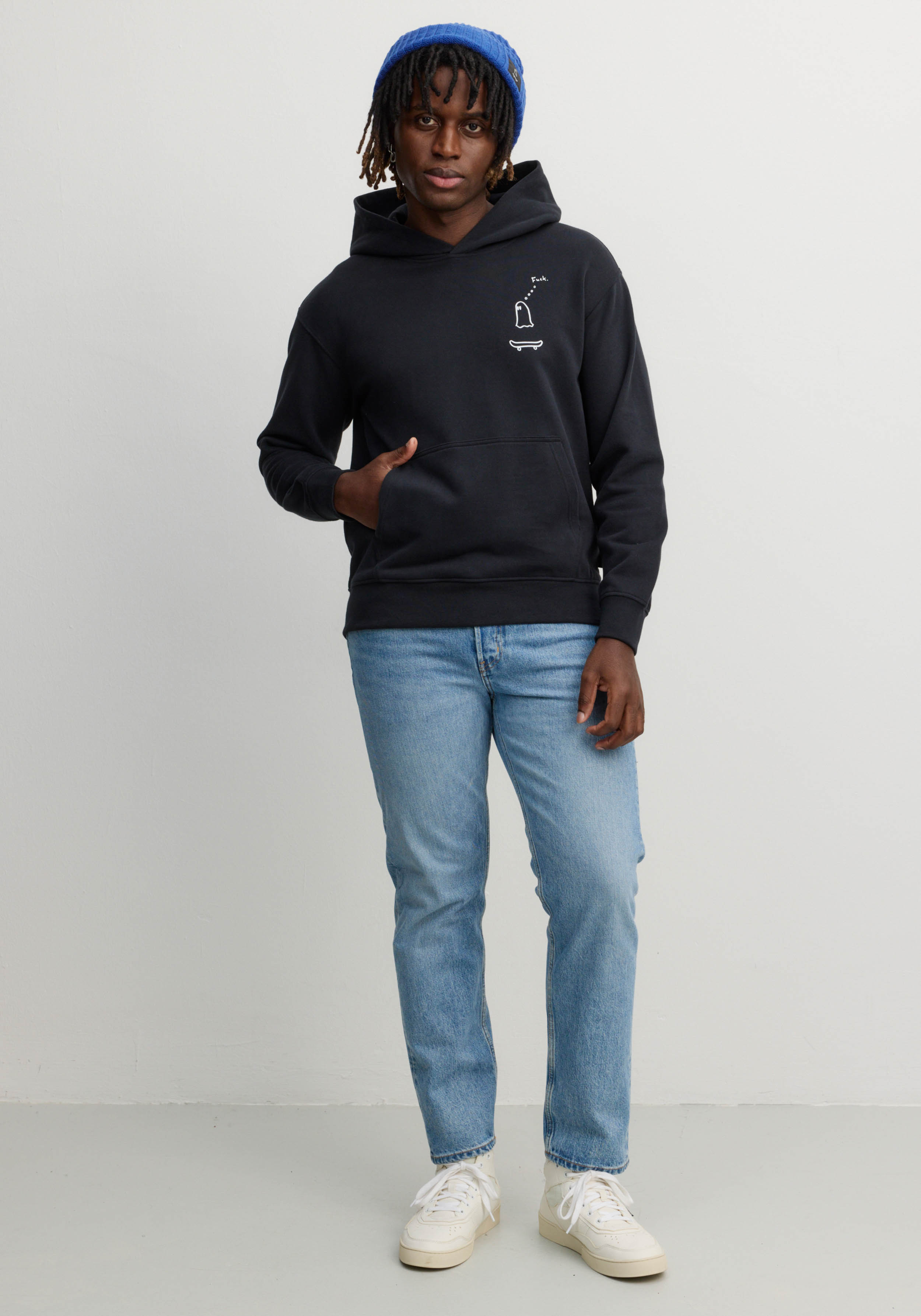 Recolution Hoodie Olive Geisterfahrer Black