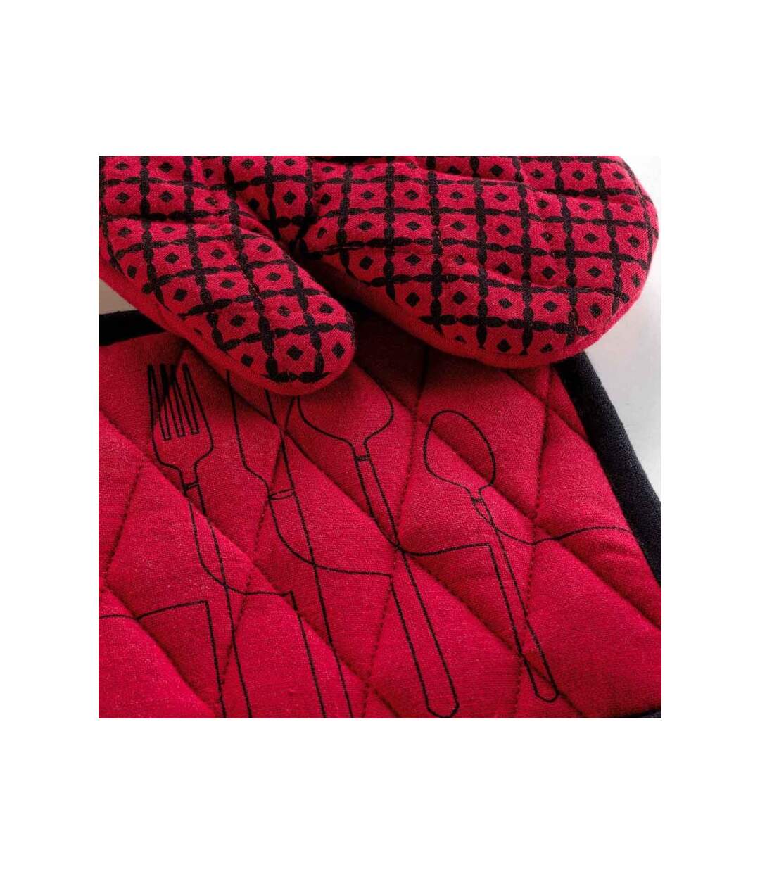 Gant & Manique Coton Cuisiline 28cm Bordeaux