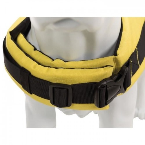 Colete salva-vidas Trixie amarelo e preto para cães
