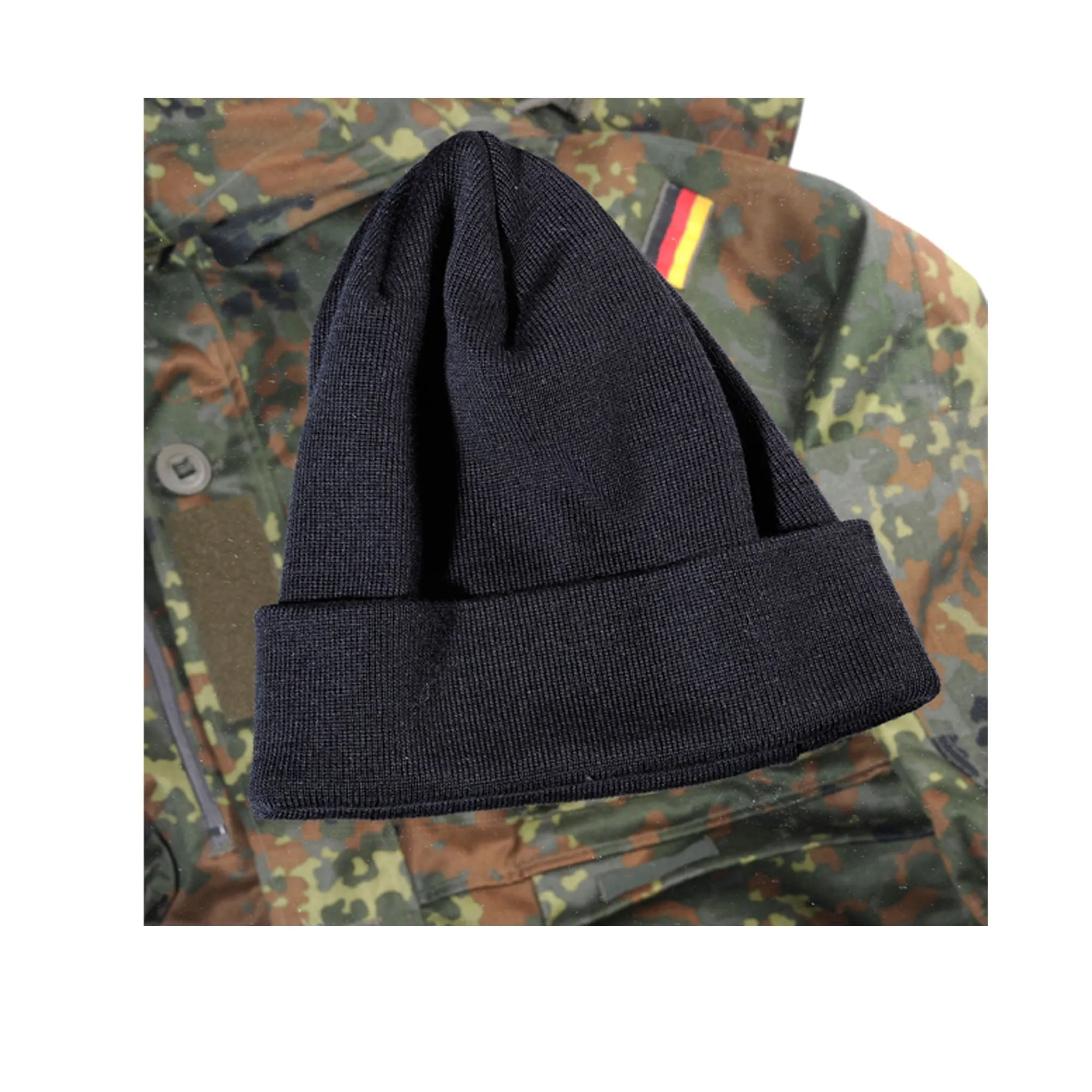 NfD -  NfD Rollstrickmütze schwarz