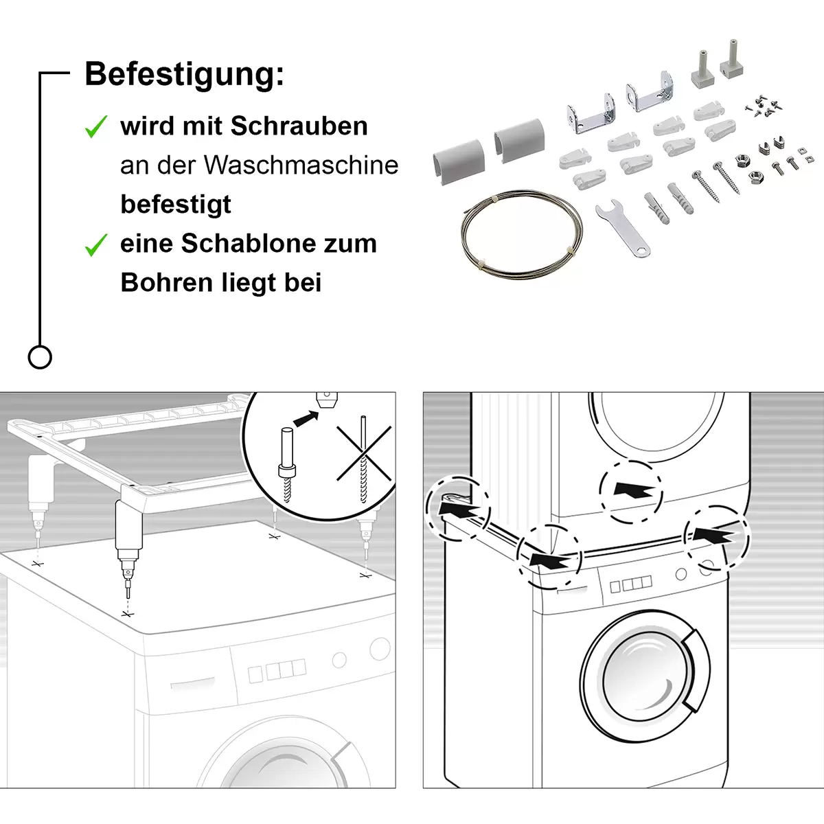Bosch Zubehör WTZ20410 weiss