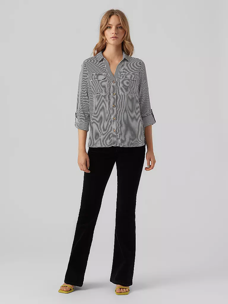 VERO MODA Bluse VMBUMPY schwarz