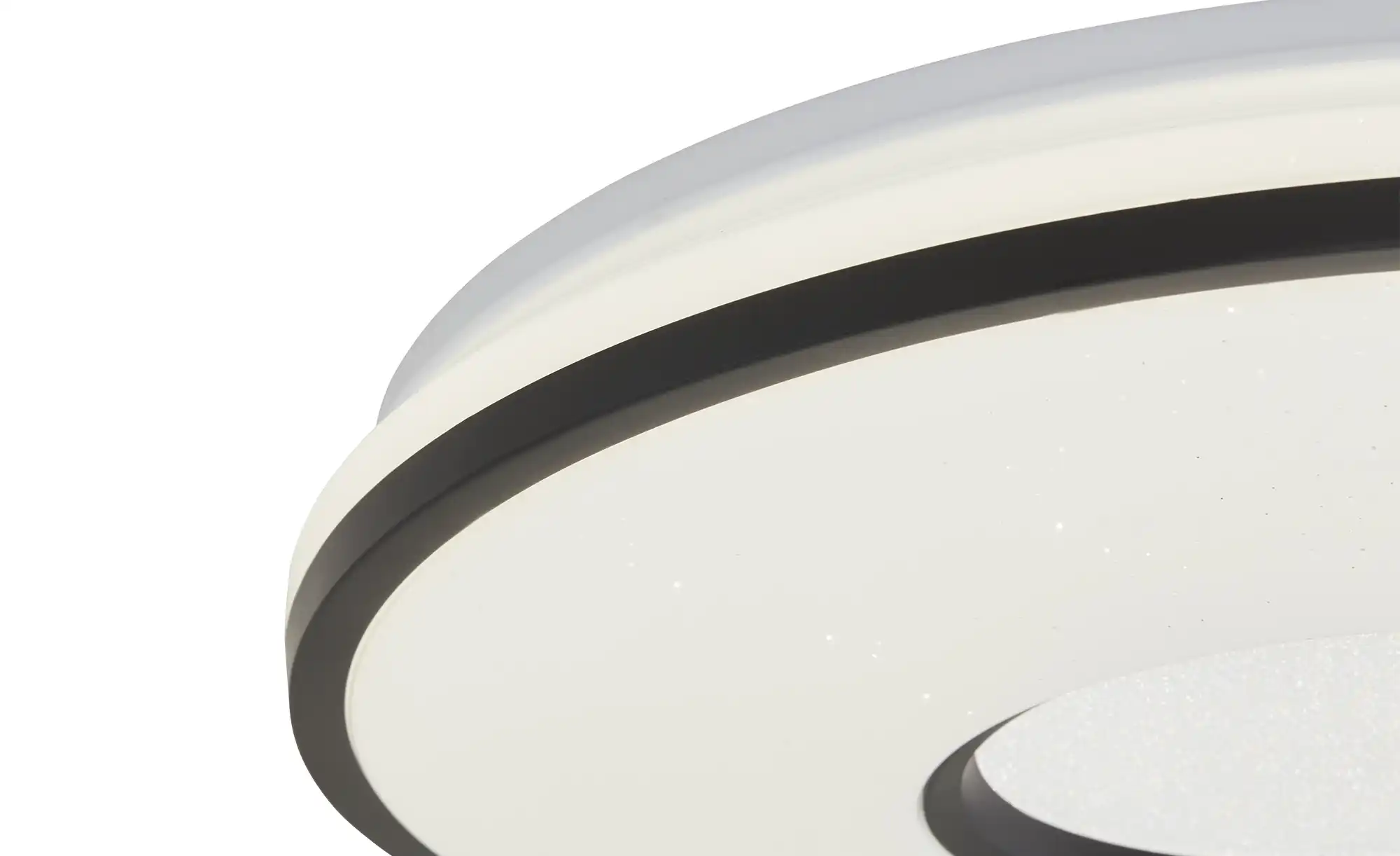 KHG LED-Deckenleuchte, schwarz mit Fernbedienung