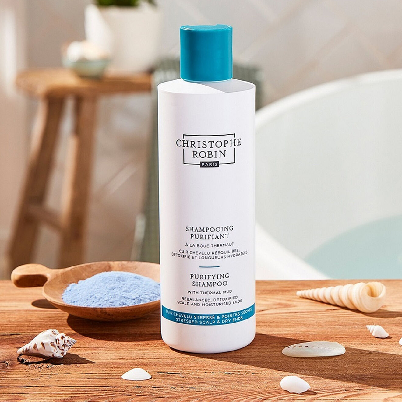 Christophe robin Shampooing purifiant à la Boue Thermale - 250 ml