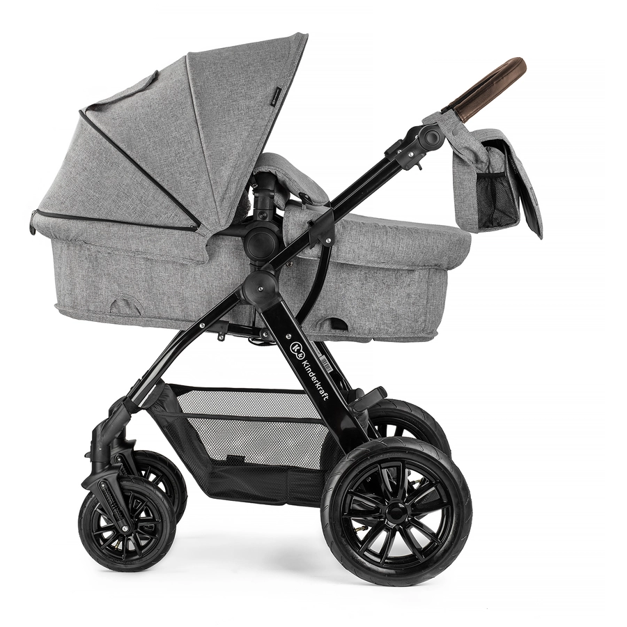 Kinderkraft Kombikinderwagen 3 in 1 Moov Grey Melange