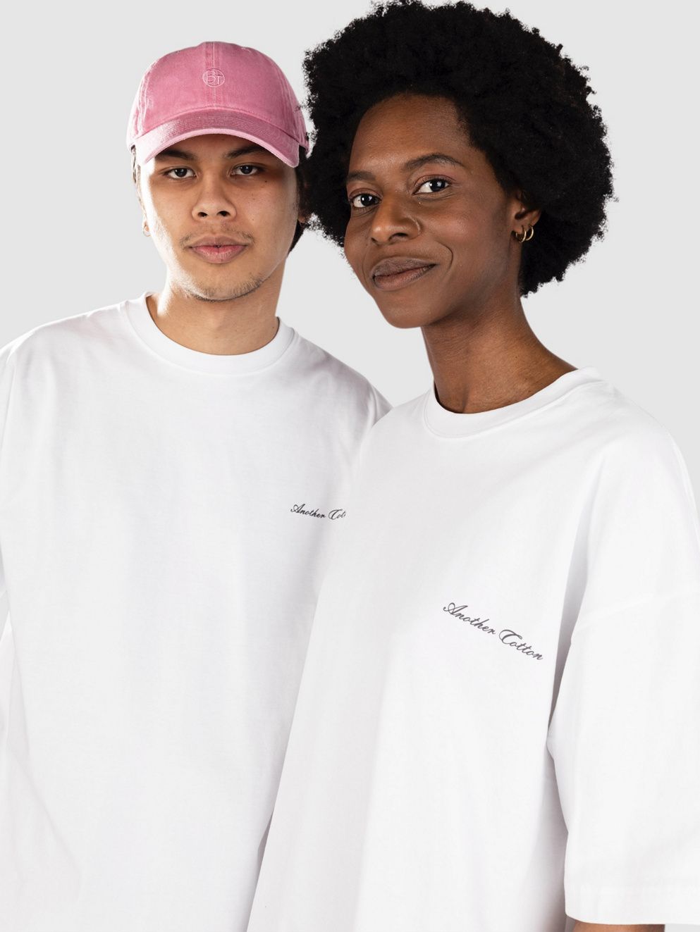 Another Cotton Lab Deuce Oversized T-Shirt white