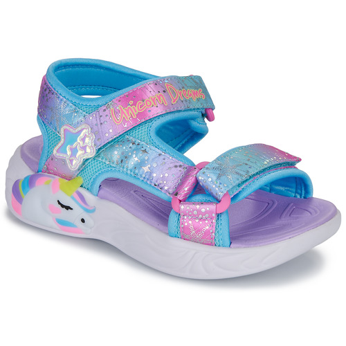 Skechers - UNICORN DREAMS SANDAL - Bleu