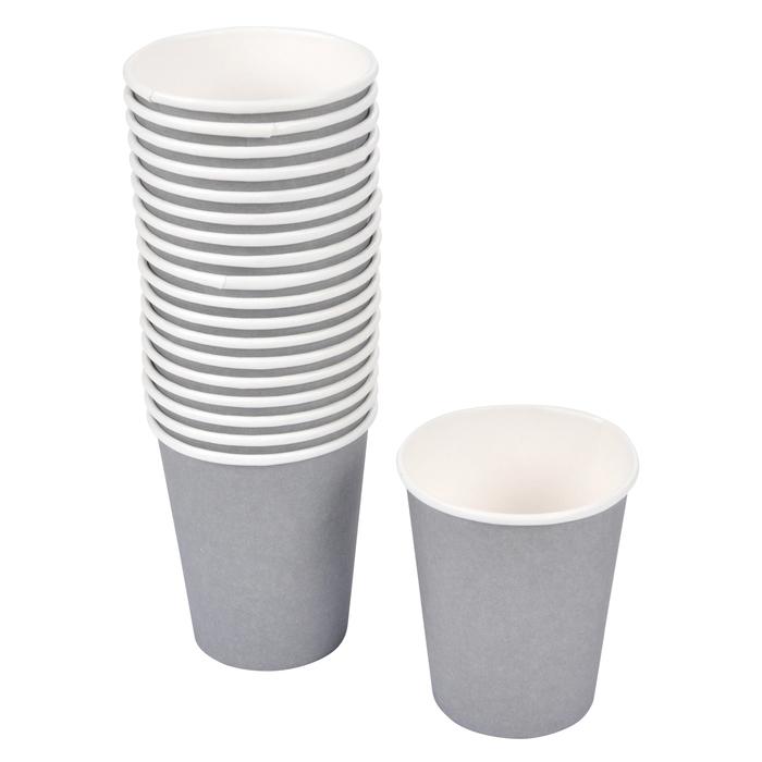 SET 20 GOBELETS CARTON 23CL GRIS