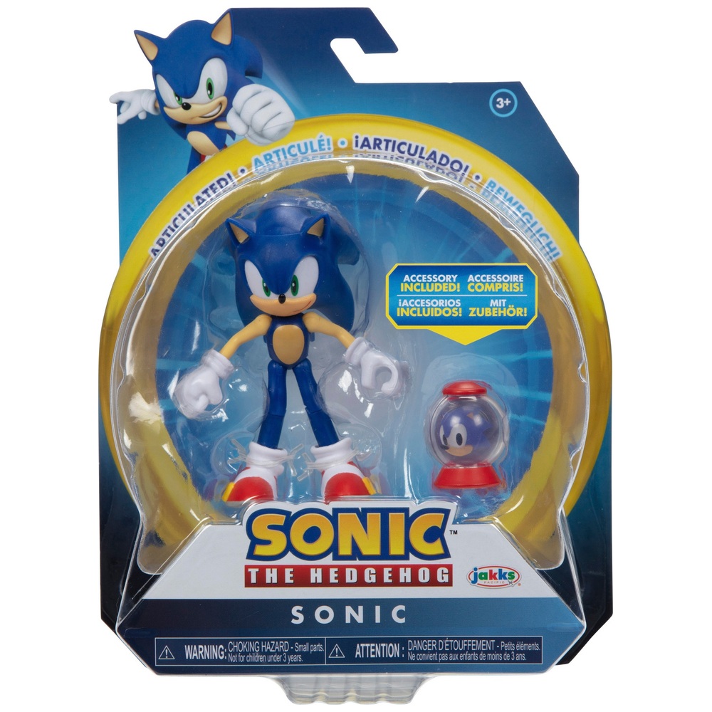 Sonic the Hedgehog 10 cm große Figur mit Item-Box