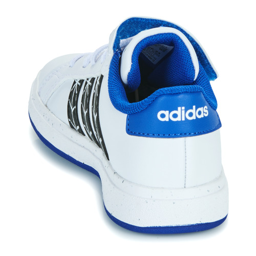 Adidas Sportswear - GRAND COURT SPIDER-MAN EL K - Blanc / Bleu