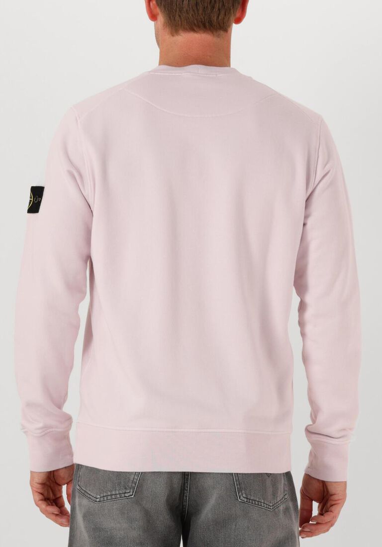 lichtroze stone island trui sweatshirt