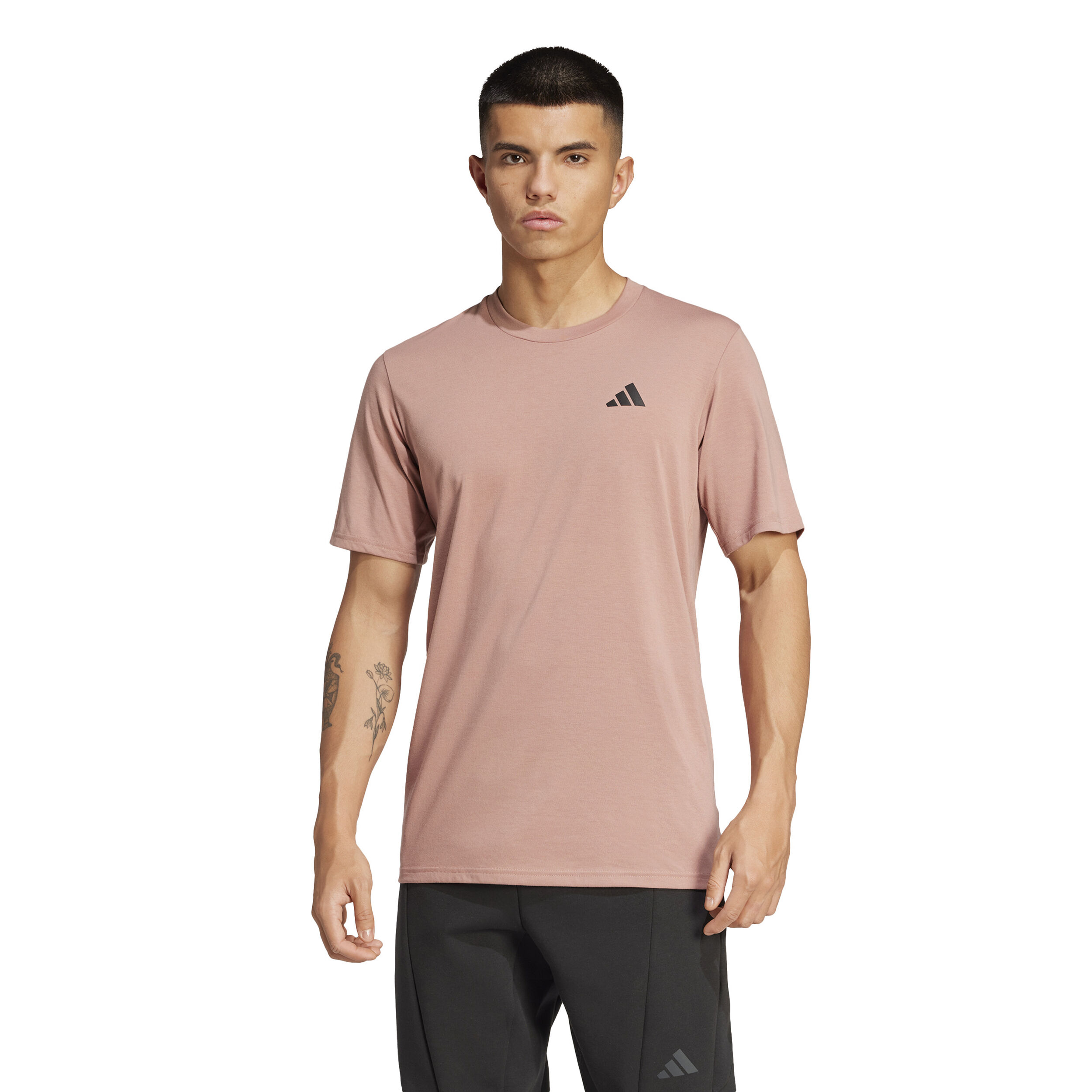adidas Training Essentials Feelready T-shirt Hommes - Vieux Rose