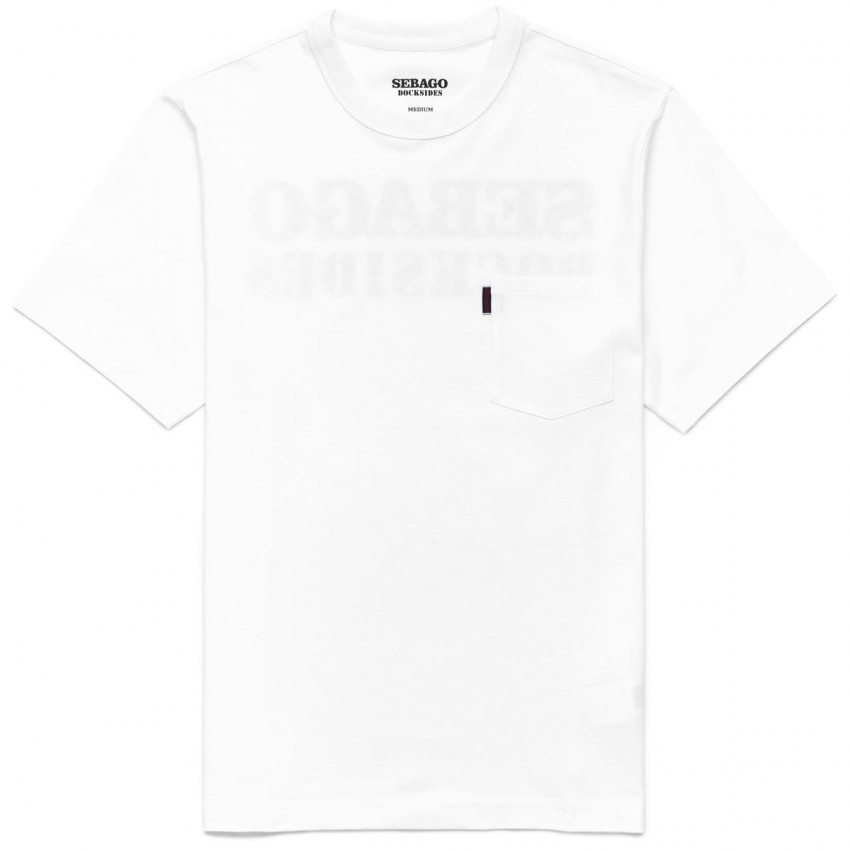 TILLIERS White-T-shirt Sebago pour Homme