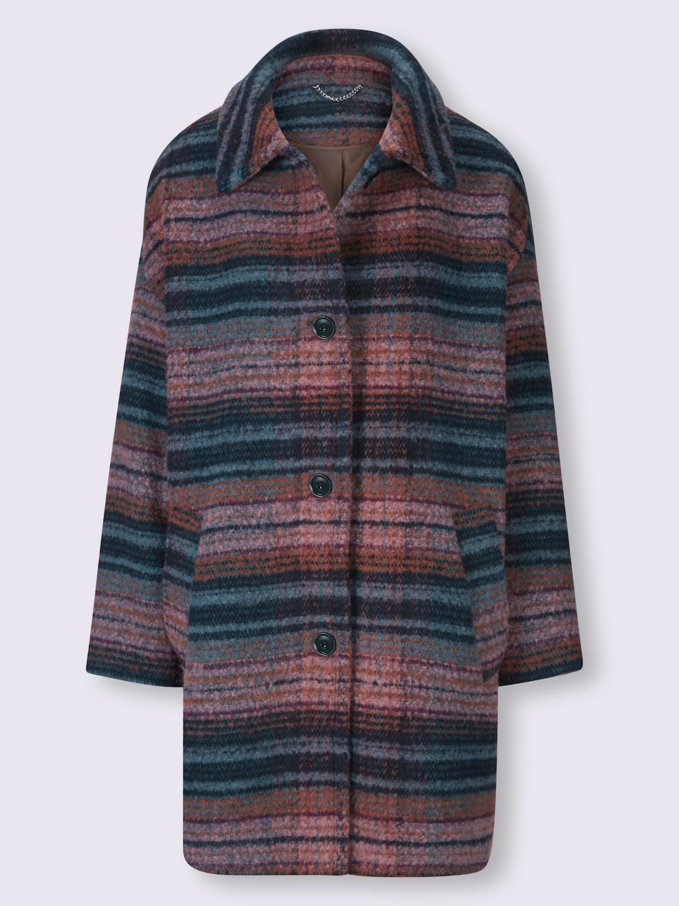 Veste motif tissé coloré