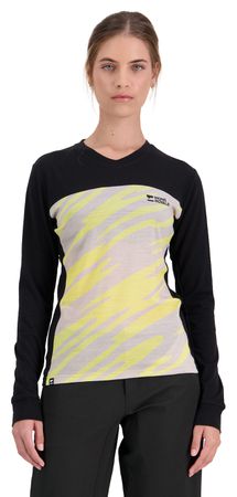 REDWOOD ENDURO Damen-Langarmshirt  limelight camoblack  S