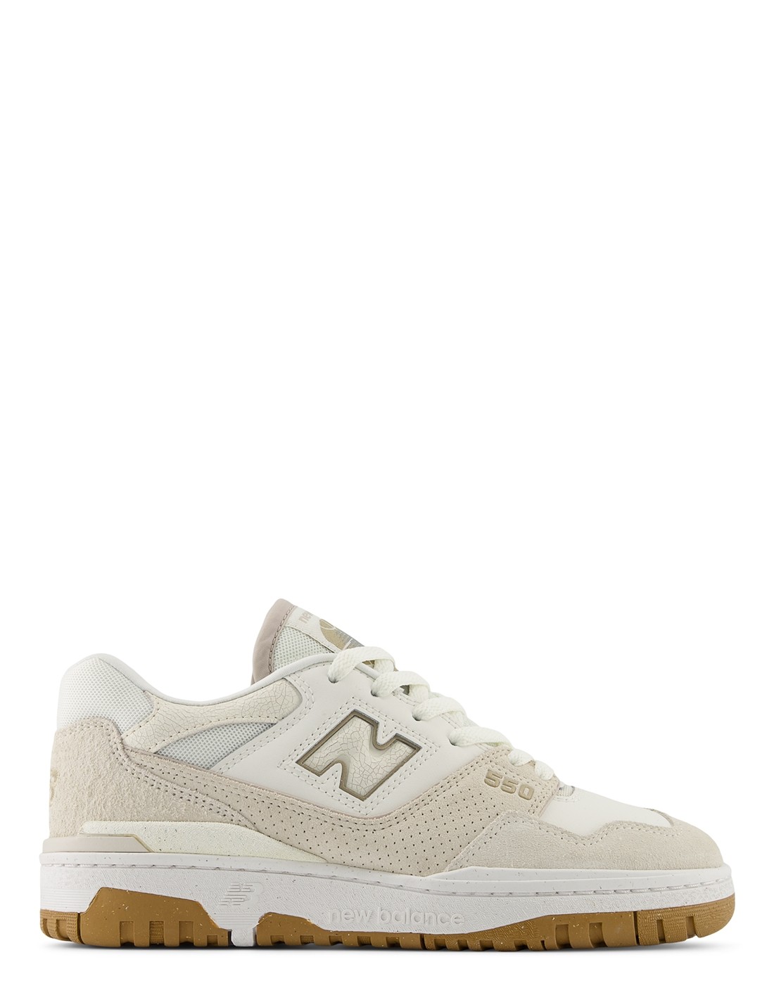 new balance Sneakers Femme 550 Blanc/Beige Cuir