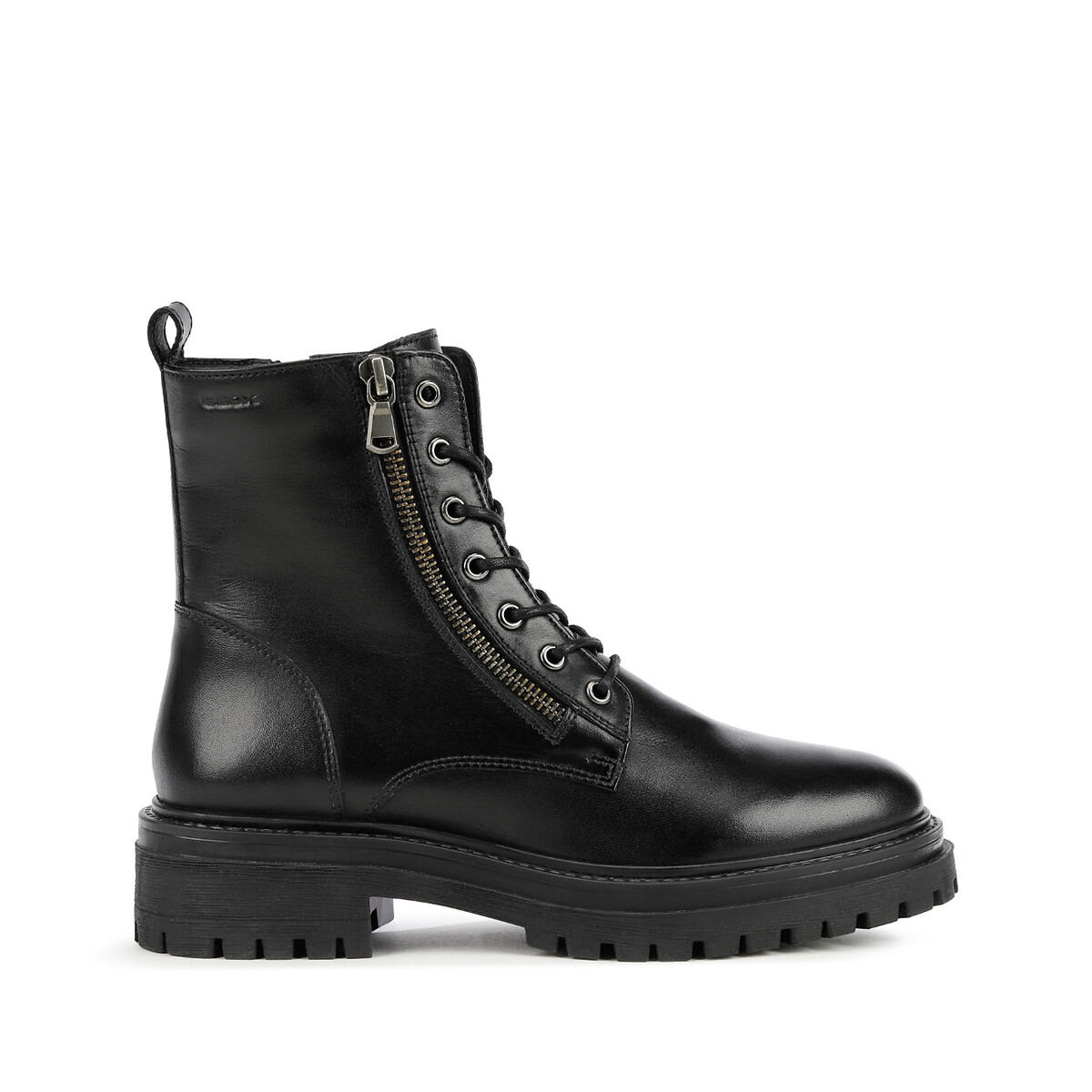 GEOX<br>Botas Iridea com cadarço e zíper