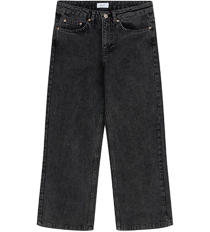 Grønt Jeans - Wide Leg - Dark Grey