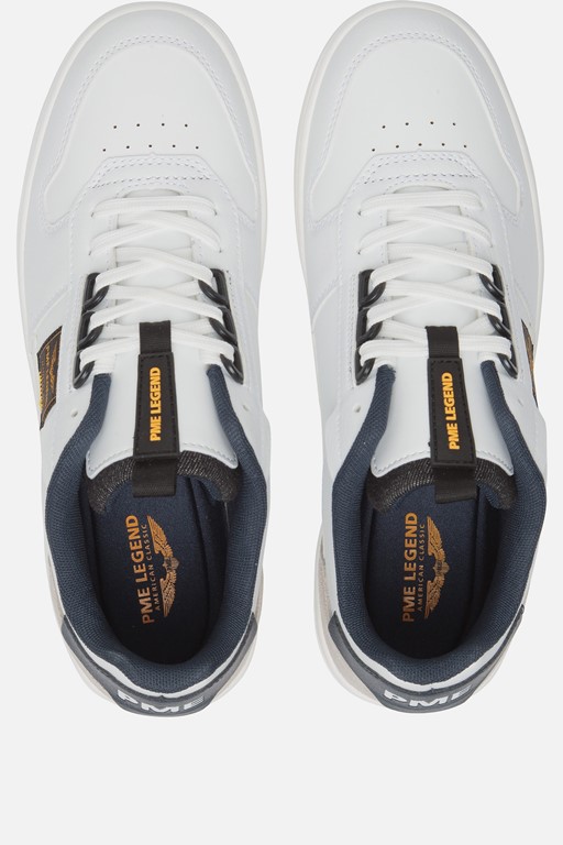 PME Legend Gobbler Sneakers wit Imitatieleer