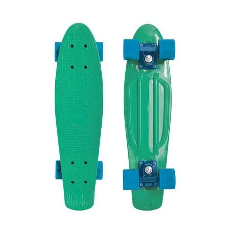 Schildkröt Skateboard Retro Native grün