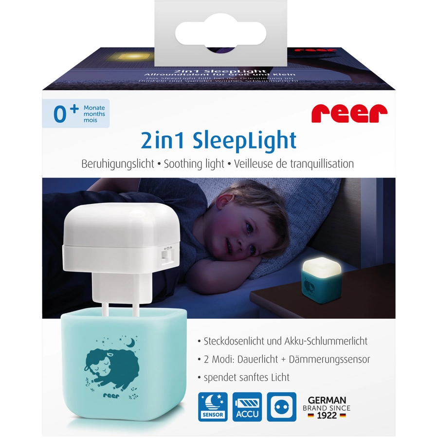 reer 2in1 SleepLight - Himmelblau (on-off-sensor)