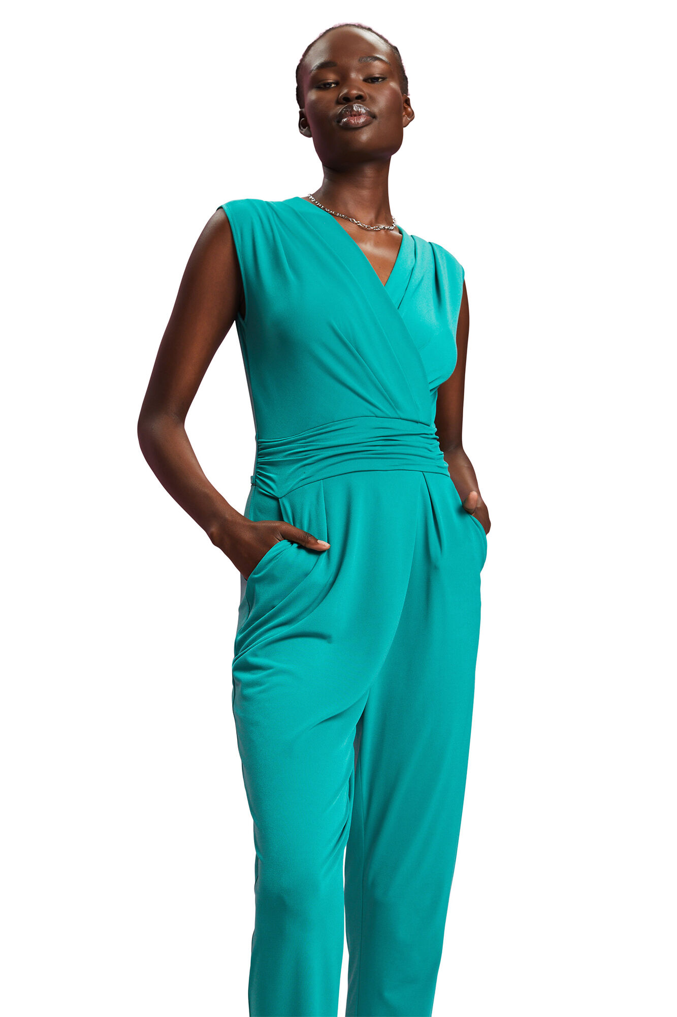 Lazada mono longa monocolor - Verde