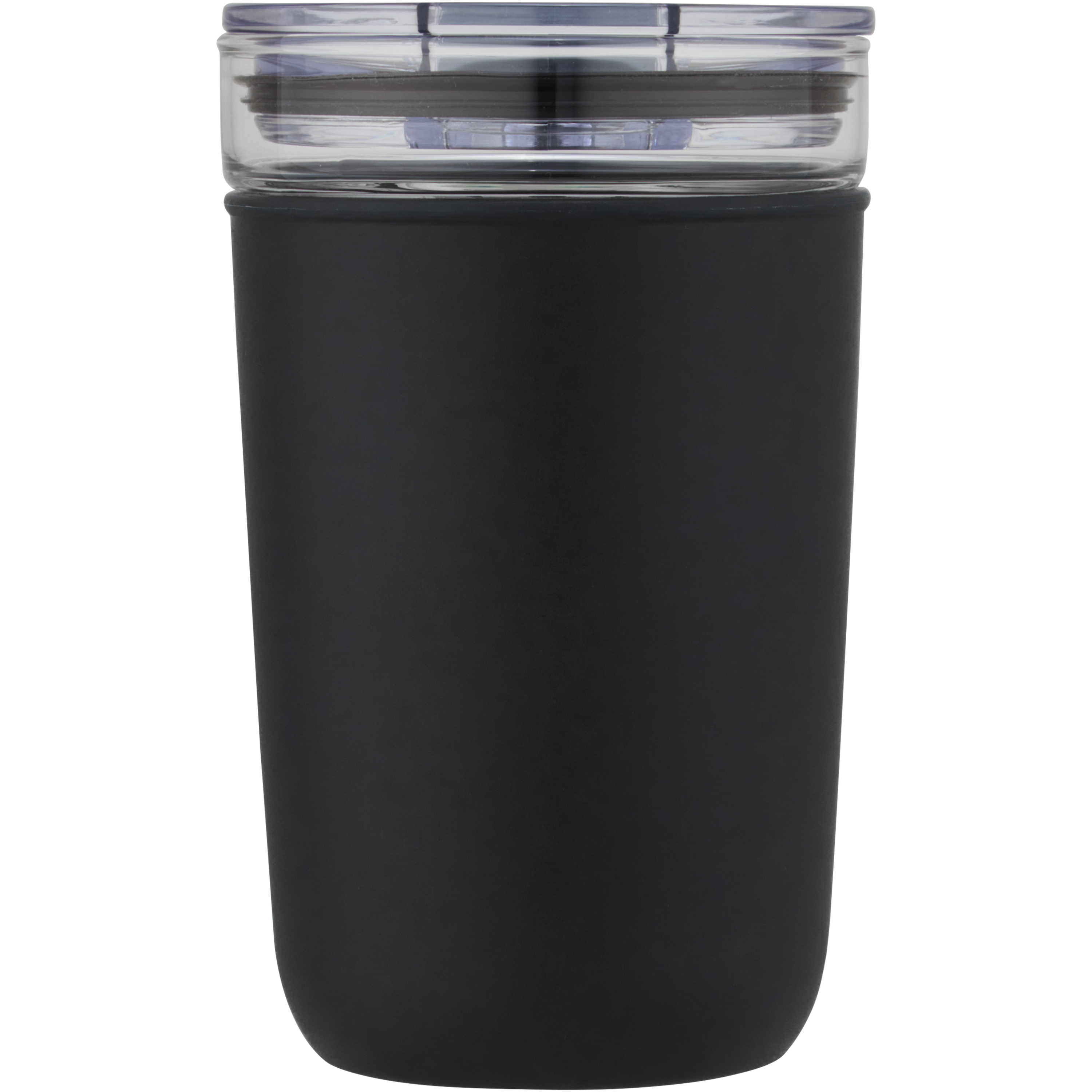 EgotierPro 100675 - Tumbler en Verre Écologique avec Protection Plastique