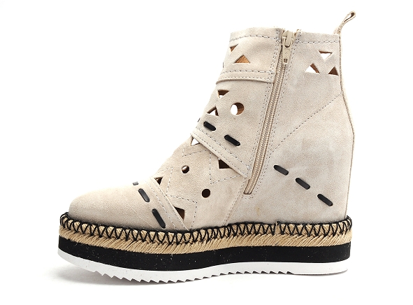 Alpe boots bottine talons femme 2285 beige