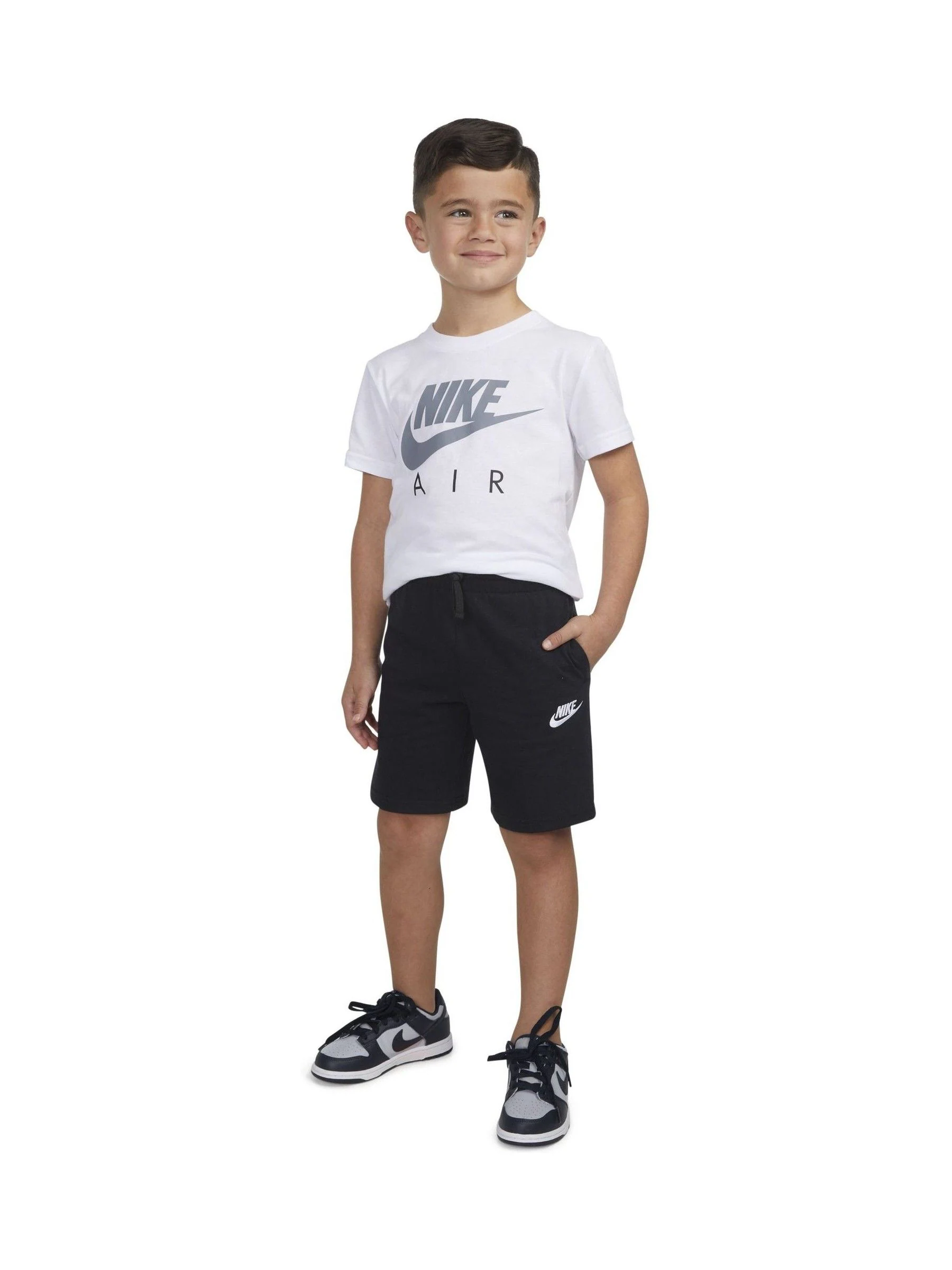 Zwart - Nike Club short voor kleine kinderen