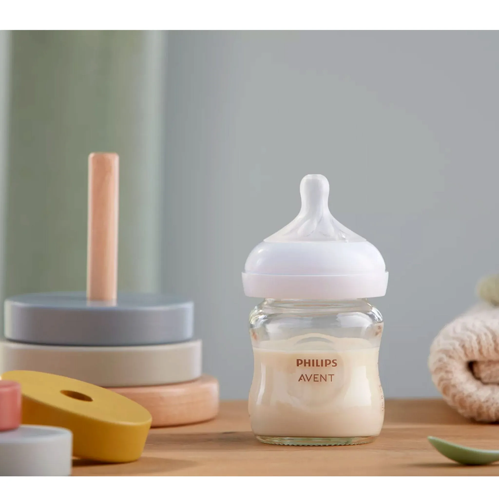 Philips Avent Biberon Verre Naturel 4oz Paquet de 3