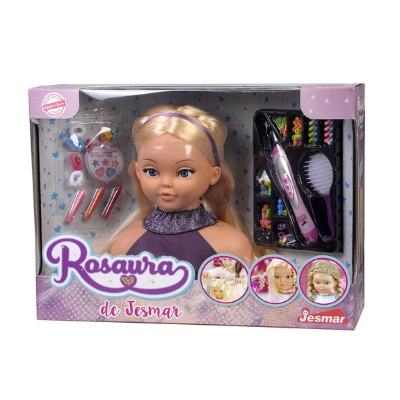 Tête à coiffer Rosaura Cheveux Rétractables