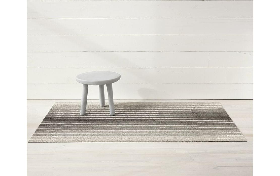 Fussmatte Block Stripe 46 cm x 71 cm, Mehrfarbig/TaupeFussmatte