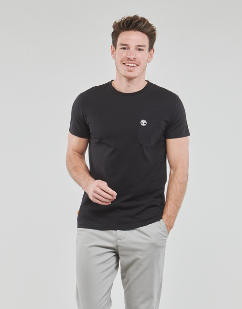 Timberland - SS DUNSTAN RIVER POCKET TEE SLIM - Noir