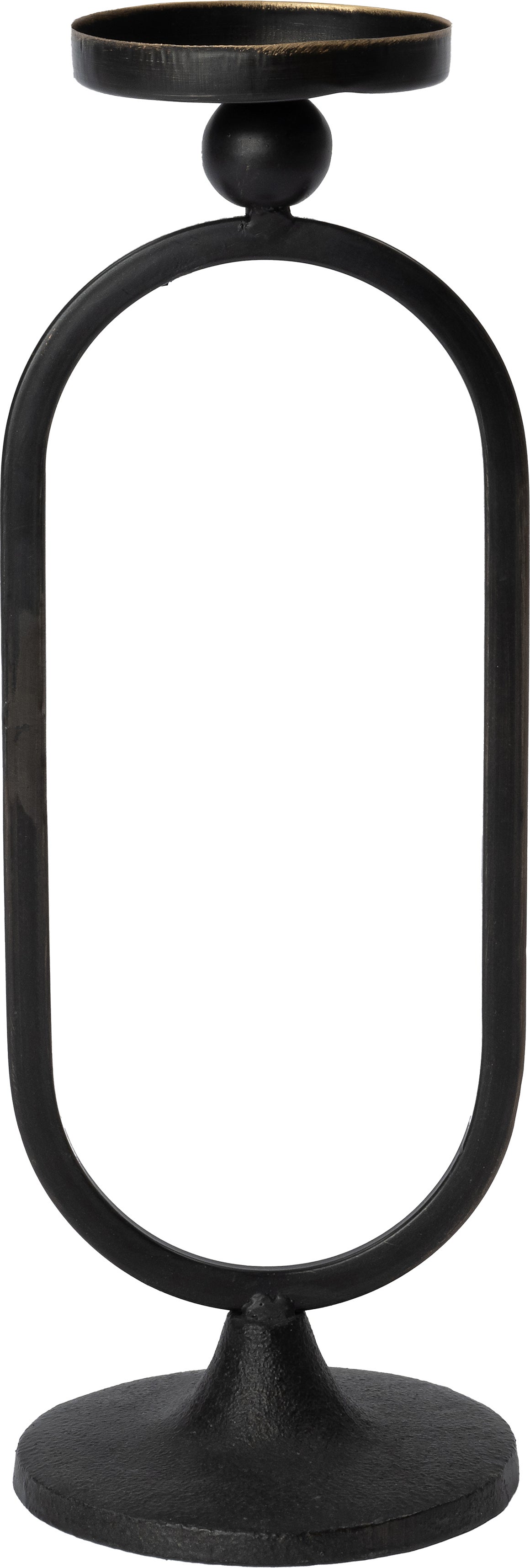 Intratuin kandelaar Cody zwart D 11,5 H 26 cm