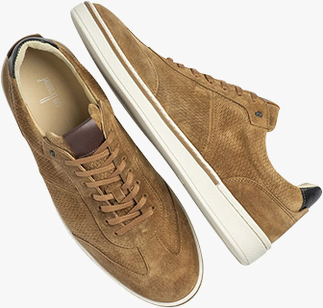VAN BOMMEL bruine van bommel lage sneakers sbm-10018