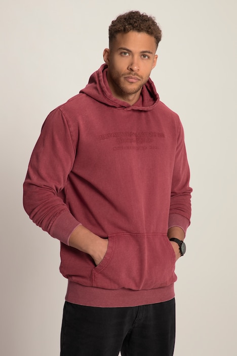 STHUGE Hoodie, Sweater, acid washed, Kapuze, Langarm, bis 8 XL