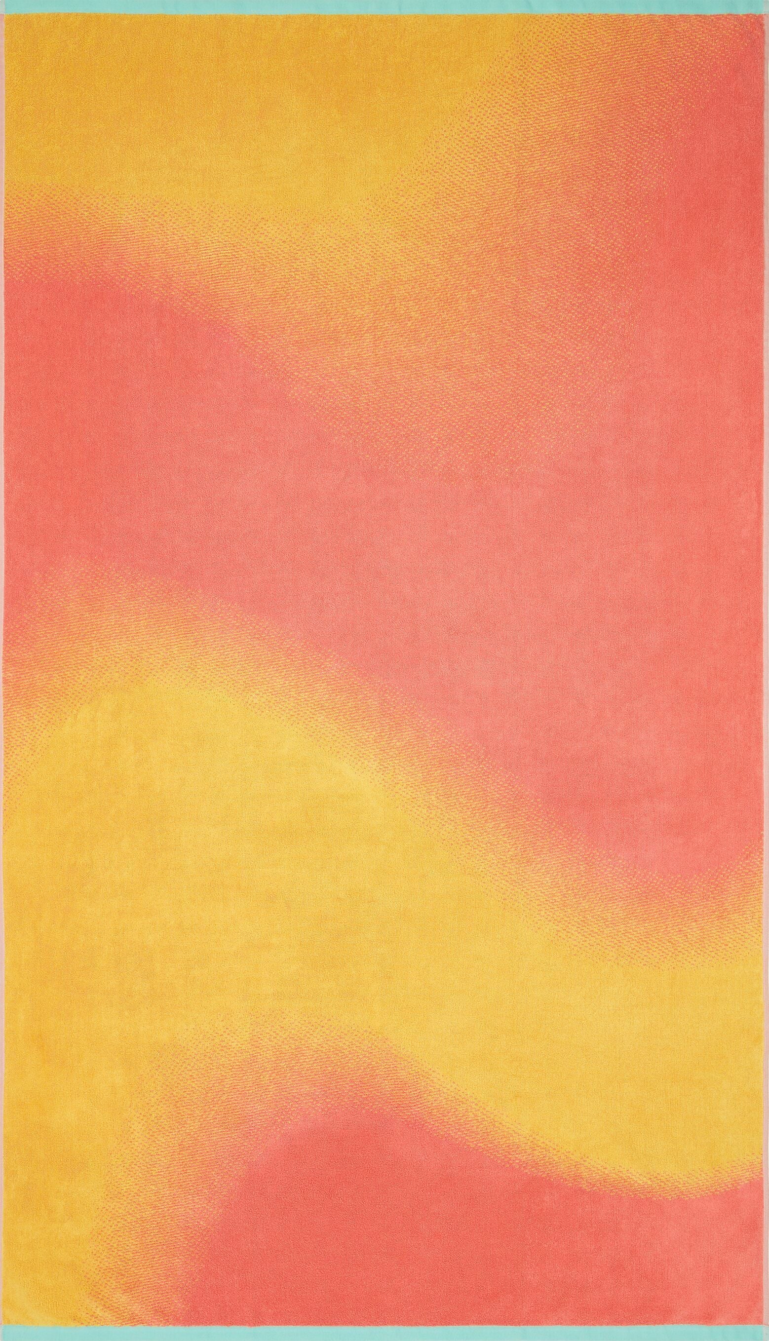 SE-SOLE Strandtuch 100x180 fade - Koralle / 100 x 180 cm